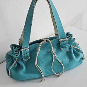GORGEOUS PEBBLE LEATHER HANDBAG!